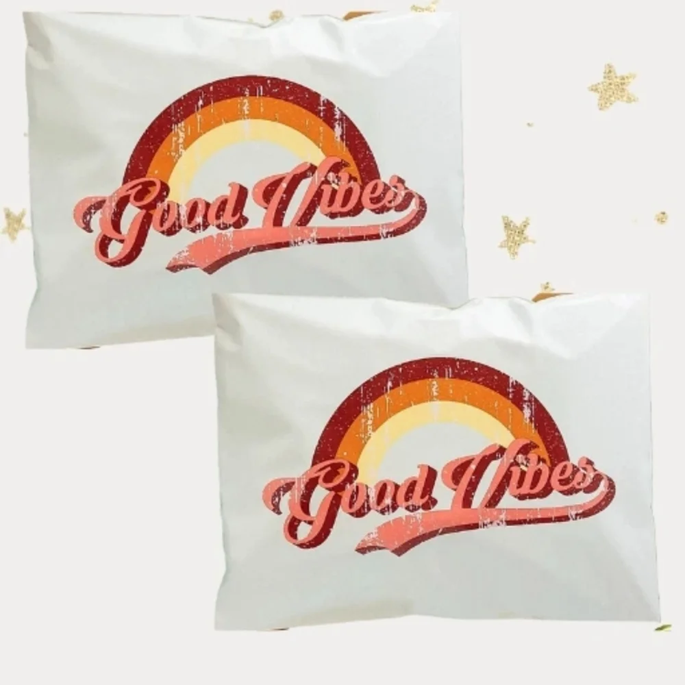 10 10x13 Good Vibes Polymailers